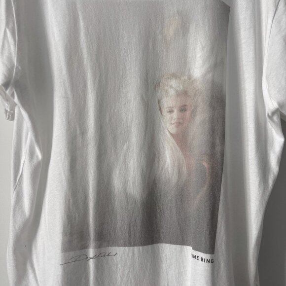 Anine Bing Lili Crewneck Marilyn Monroe Print Tee - Size Medium - Picture 7 of 10